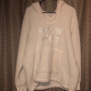 XXL Jenni intimates fluffy snow day sweatshirt new